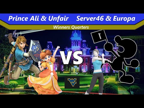 Campus Clash! WVU - Prince Ali & Unfair vs Server46 & Europa - Winners Quarters - SSBU