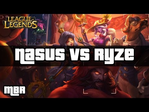 Archduke Nasus Vs Ryze - Top Lane - Season 6 - League Of Legends - HD