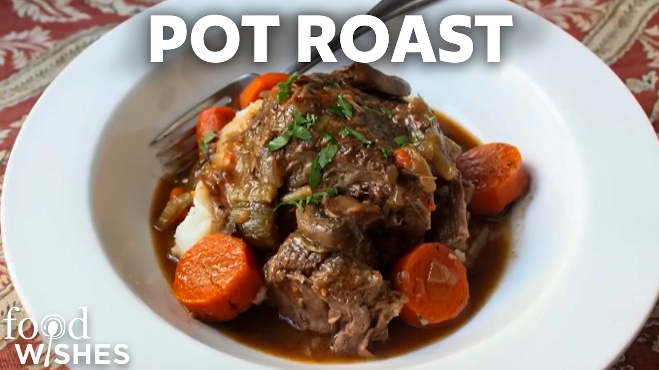 Slow Cooker Beef Pot Roast (Food Wishes)