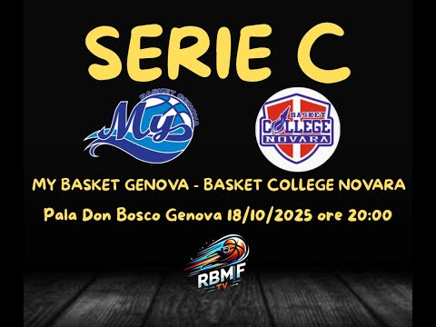 Serie C 2K25/26 My Basket Genova - Basket College Novara