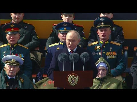 Video Thumbnail: Nuclear forces 'always on alert' says Putin on Russia's Victory Day | AFP