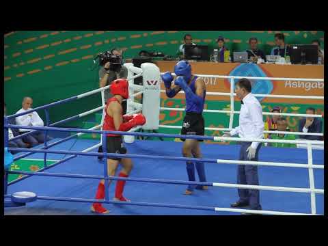The 5th Asian Indoor and Martial Arts Games - 81 kg Umayev Emil (KAZ) & Tureniyazov Ubbiniyaz (UZB)