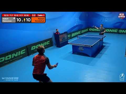 23:00 Valerii Tatarynov 3 - 2 Nazarii Kovalchuk West 5 WIN CUP 28.10.2022 | TABLE TENNIS WINCUP