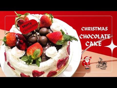 Christmas Chocolate Cake |The Easiest Chocolate Cake of all Time |Chocolate Cake |@aghaskitchen