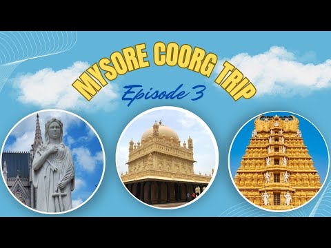 MYSORE COORG TRIP @ St. Philomina Church@Gumbaz-e-Shahi @ Chamundi Hill