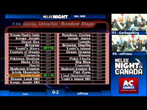 Melee Night In Canada 2 Part 1 - Weon-X, Kirby Kaze, Izek, Raynex