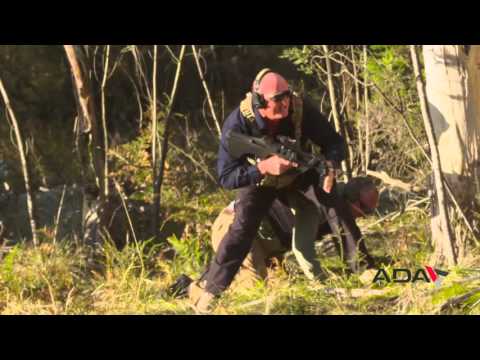 Car Contact Drill featuring Australian Defence Apparel and Lithgow Arms F90