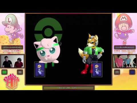 KAM6 - Doubles WF - SDJ+JaggedCole (puff+fox) vs Bung N' Jo (sheik, sheik)