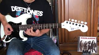 Dancing On The Edge guitar cover BADLANDS Jake E Lee