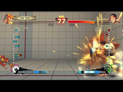 USFIV~ Adon (charysmasato) vs.  Ryu (zazenboys4) HD