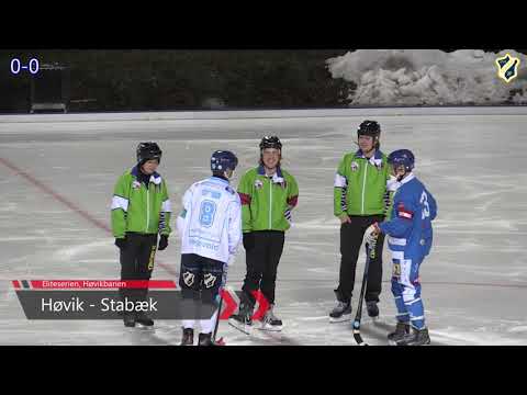 Eliteserien Bandy 2020/21, Høvik - Stabæk (Høydepunkter)