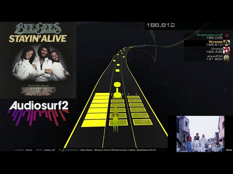 Audiosurf 2 | Bee Gees - Stayin' Alive [Mono]