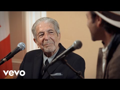 Adam Cohen about working with his father (Official You Want It Darker press conference)