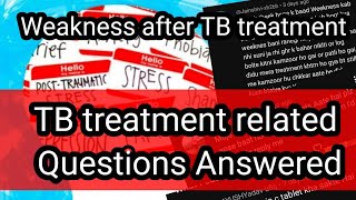 TB treatment related Questions Answered| TB Survivor| Colours of life. 