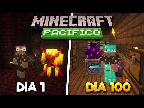100 Días en MODO PACIFICO de Minecraft