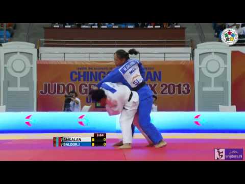 Judo 2013 Grand Prix Ulaanbaatar: Amgalan (MGL) - Baldorj (MGL) [-63kg] bronze