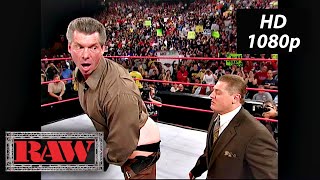 Vince McMahon and William Regal Kiss My Ass Club segment WWE Raw Nov. 19, 2001 HD