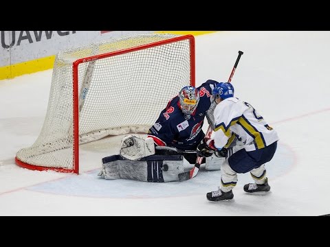 3. kolo čtvrtfinále DHL ELJ: Rytíři Kladno - Piráti Chomutov 1:2