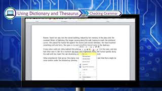 USING DICTIONARY AND THESAURUS class-5