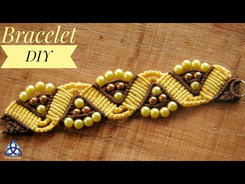 Micro Macrame Big Square Pendant Tutorial  Macrame Magic Knots  DIY