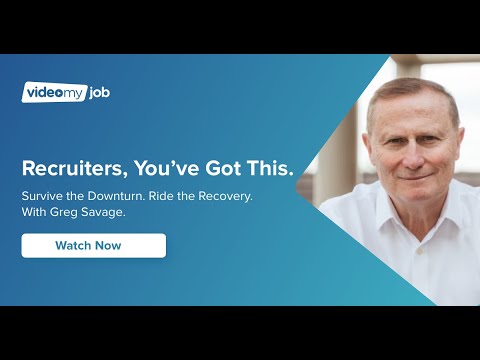 VideoMyJob Presents | Recruiters, You've Got This, with Greg Savage