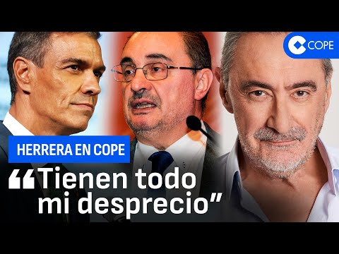 Herrera: "What terrible sins did Lambán commit that the Socialists deny him applause?"