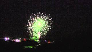 preview picture of video '常総きぬ川花火2012 スターマイン ギャラクシーウォーク Joso Kinugawa fireworks'