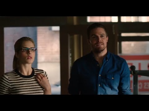 Olicity - Arrow - 4x04 Pt.2 - "Wait. Where is it? Why aren't you wearing it?" "Wearing what?"
