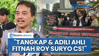 Tuntutan Demo Massa AMMI di Polda Metro Jaya usai Ijazah Jokowi Dinyatakan Asli: Tangkap Roy Suryo!