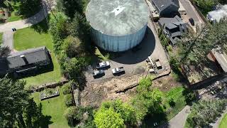TVWD Taylors Ferry Reservoirs and Site Seismic Improvements Project Aerial Drone Footage–April 2025