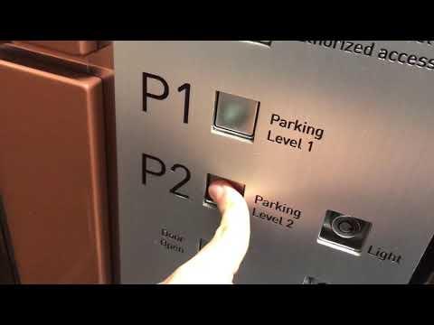 (Epic Motor!!!) Montgomery Hydraulic Elevator @ Vancouver Convention Centre, East Building