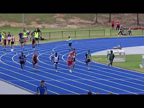 15yrs 100m Boys Final, Metwest Regional Championships, QSAC, Brisbane 14/08/2017