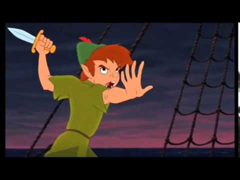 Peter Pan Throw His Dagger At Mr. Scroop