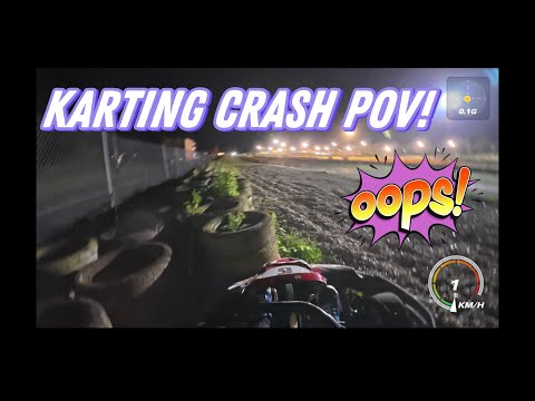 First time in a Rotax 125 Two Stroke Go Kart. FAST! POV CRASH! SOUCY, FRANCE. DJI ACTION 5 PRO GPS