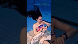Girl Live Inside Swimming Pool Before Going Office 😲😍 ~ #sudhalstories