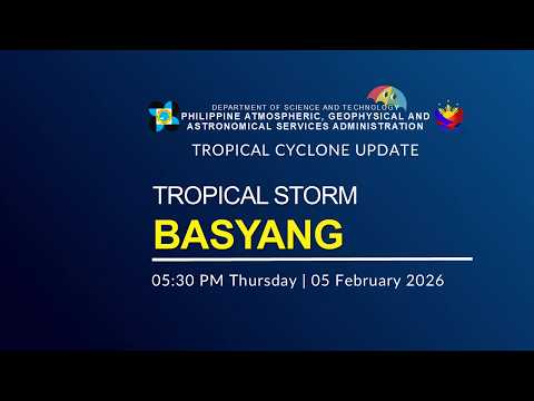 Press Briefing: Tropical Storm BASYANG {PENHA} issued at 05:30 PM | February 5, 2026 - Thursday