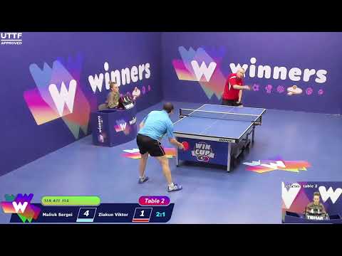 WINners CUP table 2  04.01 Maliuk Sergei - Ziakun Viktor 17:30
