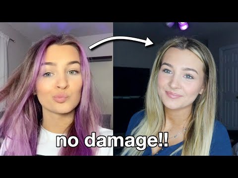 how to Remove hair color Without Bleach (in 20 min)