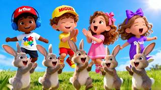 Pula Pula com o Coelhinho | Música Infantil para Falar, Cantar e Brincar | Canção da Páscoa