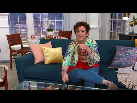 Earth Origins Leather Heeled Sandals - Cathryn on QVC