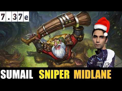 🤯 SUMAIL [SNIPER] MID 7.37E- DOTA 2 HIGHEST MMR MATCH#dota2  #dota2gameplay  #sumail