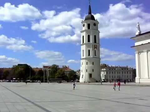 Vilnius cathedral Square Summer