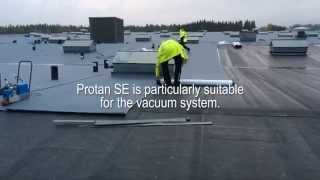 Protan vákuumrögzítéses tetőszigetelés