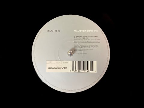 Velvet Girl - Walking In Sunshine (Philippe Van Mullem Remix) (2000)