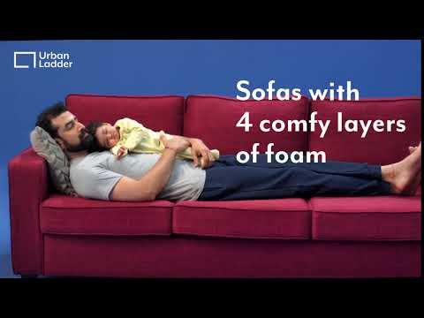 Comfy sofas by Urban Ladder
