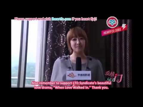 [HeartfxSubs] 120401 When Love Walked In Cast Sends Blessings to Fans - f(x) Victoria (en)