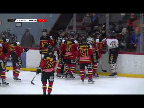 KOOVEE - Pyry 4-3 (2-1 , 1-1 , 1-1)  Suomi-sarja 2. välierä 6.3.2018 maalikooste