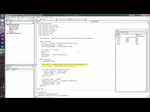 107. Excel-VBA: Alle Dateien eines Ordners in einen Array einlesen und in eine ListBox einfügen