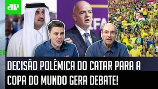 ‘Eu nunca vi isso na vida! Gente, o Catar…’: Decisão polêmica para a Copa do Mundo gera debate