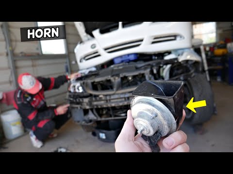 HORN REPLACEMENT LOCATION BMW E90 E91 E92 E93